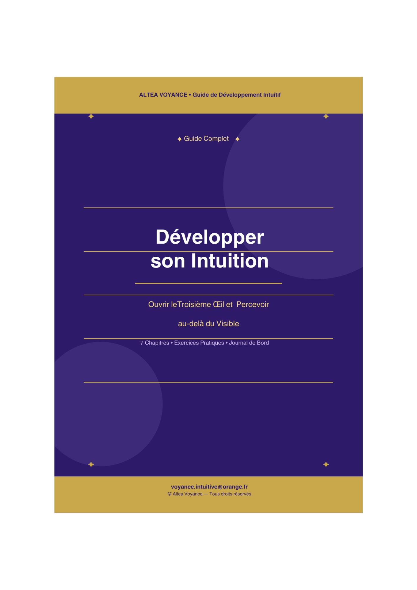 L'Intuition - Développer, Écouter et Distinguer votre Voix Intérieure
