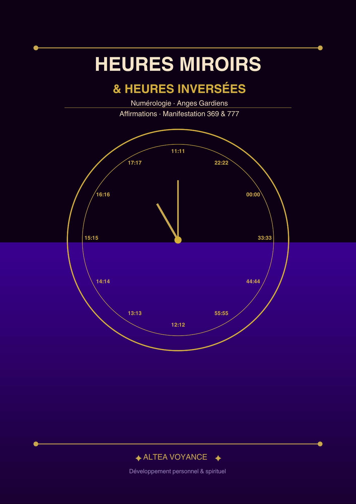 Les Heures Miroirs - Synchronicités de l'Univers et Messages du Chemin