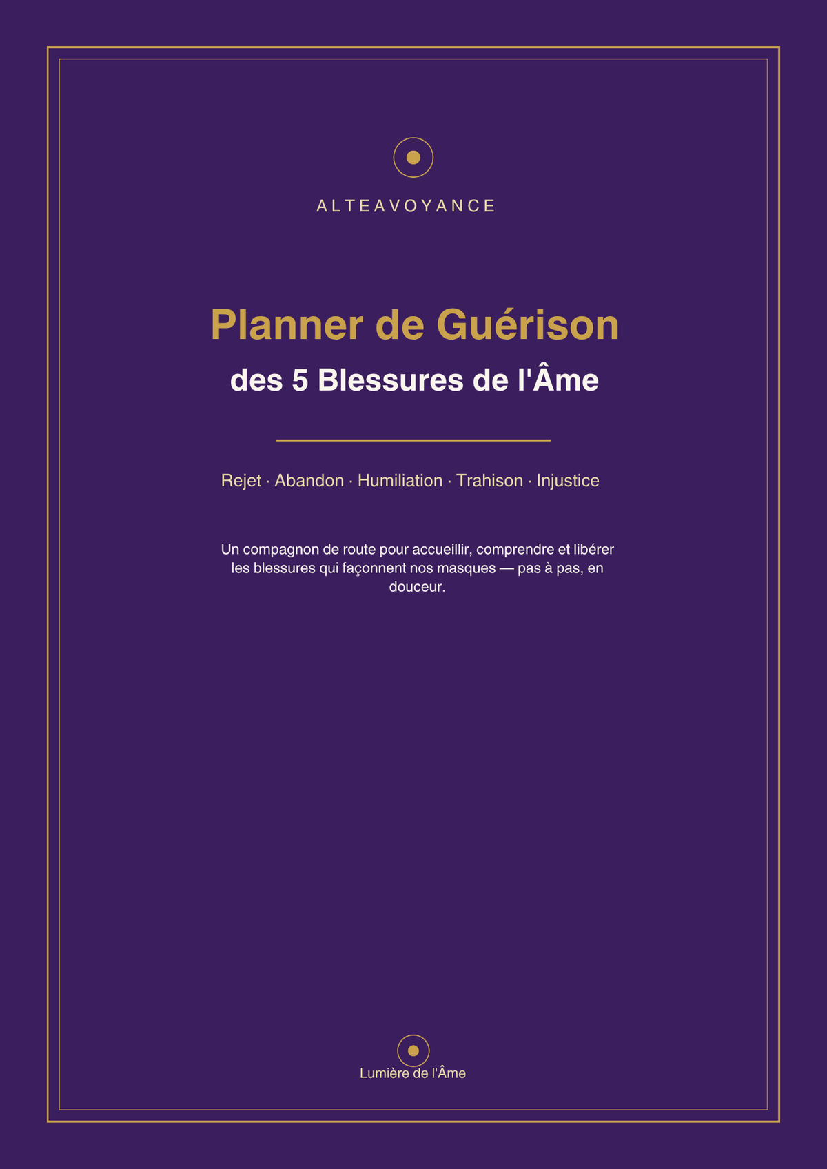 Guérison des 5 Blessures de l'Âme - Identifier, Guérir et Reconnaître la Guérison